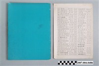 藏品(三和藥廠產品編號、名稱、制定日期文檔)的圖片