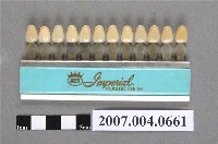 藏品(美國製JUSTI牙科比色板)的圖片