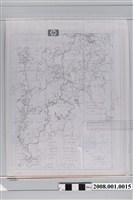 藏品(吳信政編繪〈南投縣魚池鄉行政區域圖〉等地圖製版膠片一批)的圖片