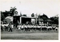 藏品(台東縣成功鎮民防團隊整編組織暨六十年度第一期常年訓練隊伍行進之情形)的圖片