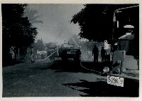 藏品(消防車灑水灌救演習)的圖片