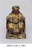 藏品(木雕加彩福德正神神像)的圖片
