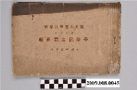 藏品(《臺北市蓬萊公學校第17屆畢業紀念冊》)的圖片