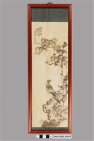 藏品(柯煥章壁板彩繪松鷹圖)的圖片