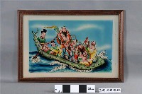 藏品(八仙過海玻璃畫神明彩)的圖片