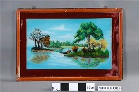 藏品(山水風景玻璃畫)的圖片