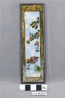 藏品(鴛鴦戲水玻璃畫)的圖片