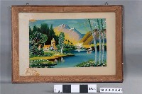 藏品(山水風景玻璃畫)的圖片