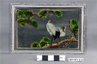 藏品(松鶴玻璃畫)的圖片