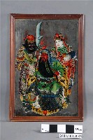 藏品(關聖帝君玻璃畫神明彩)的圖片