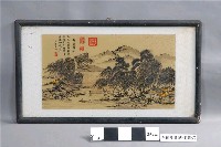 藏品(柳塘歸棹玻璃畫)的圖片