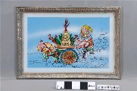 藏品(童子送財玻璃畫)的圖片