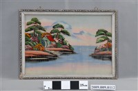 藏品(水車小屋玻璃畫)的圖片