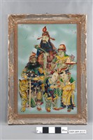 藏品(財神玻璃畫神明彩)的圖片