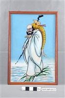 藏品(達摩玻璃畫神明彩)的圖片