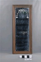 藏品(白色花卉玻璃鏡)的圖片