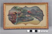 藏品(山水玻璃畫)的圖片