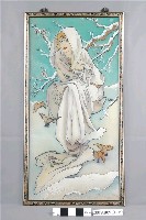 藏品(新藝術風格四季之冬玻璃畫)的圖片