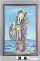 藏品(呂洞賓玻璃畫神明彩)的圖片