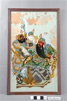 藏品(關聖帝君玻璃畫神明彩)的圖片