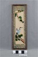 藏品(松鶴玻璃畫)的圖片