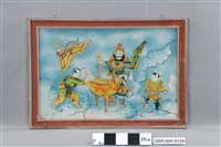 藏品(財神玻璃畫神明彩)的圖片