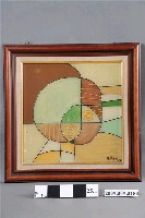 藏品(幾何圖形玻璃畫)的圖片