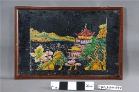 藏品(樓閣風景玻璃畫)的圖片