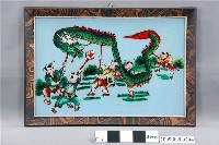 藏品(童子舞龍玻璃畫)的圖片