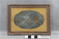 藏品(石榴鳥玻璃畫)的圖片