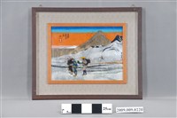 藏品(仿東海道五拾三次原朝之富士玻璃畫)的圖片