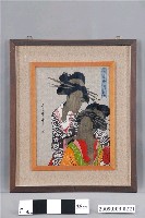 藏品(仿哥麿美人圖玻璃畫)的圖片