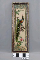 藏品(孔雀牡丹玻璃畫)的圖片