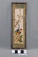 藏品(金雞梅花玻璃畫)的圖片