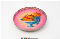 藏品(彩繪玻璃茶盤)的圖片