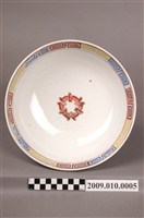 藏品(彩釉印花龍鳳紋碗公)的圖片