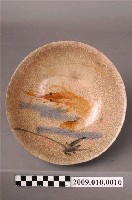 藏品(彩繪花卉蝦紋碗公)的圖片
