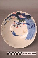 藏品(彩繪花卉山水紋碗公)的圖片