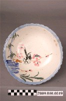 藏品(彩繪梅蘭竹鳥紋碗公)的圖片