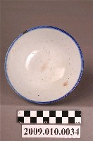 藏品(臺灣鶯歌產花草紋碗)的圖片