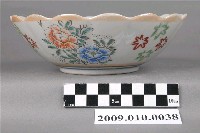 藏品(彩釉印花花卉紋碗)的圖片