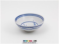 藏品(青花幾何山水紋碗)的圖片