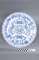 藏品(青花百子一團和氣紋圓盤)的圖片