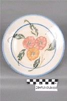 藏品(彩繪花卉紋圓盤)的圖片