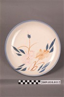 藏品(彩繪花卉紋圓盤)的圖片