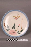 藏品(印花加彩花鳥紋花口盤)的圖片