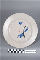 藏品(手繪粉紅釉花卉紋圓盤)的圖片