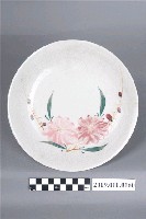 藏品(手繪粉紅釉花卉紋圓盤)的圖片