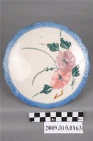 藏品(青花粉紅綠彩花卉紋花口盤)的圖片