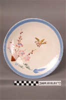 藏品(印花加彩花鳥紋花口盤)的圖片